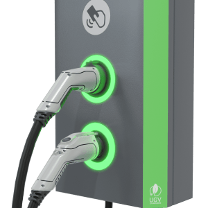 UGV AC sähköauton latauspiste Model W A44AW-T22T22-R