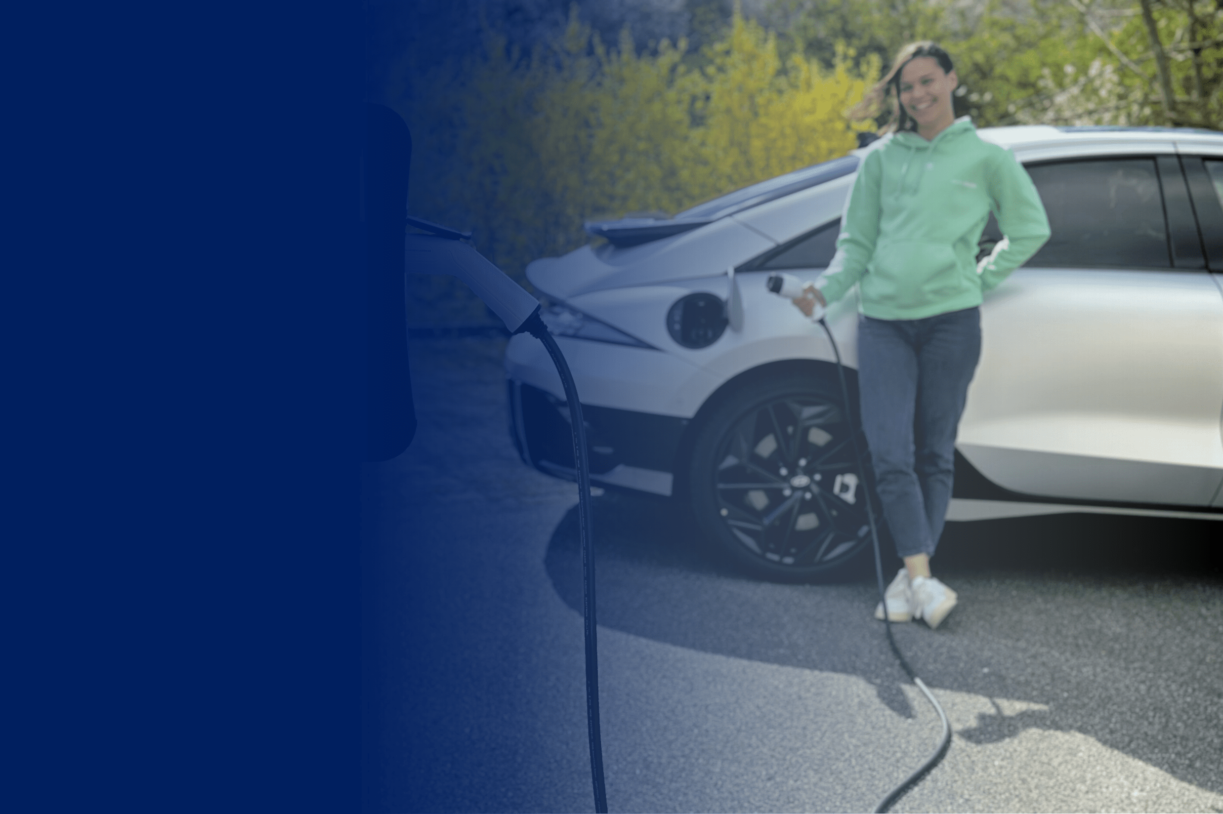 Wahlres sähköauton lataus