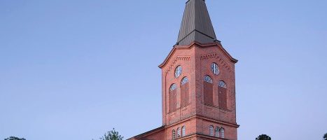 Kalajoen kirkko Wahlres, design lämpöpatterit, Kirkko Kalajoella,